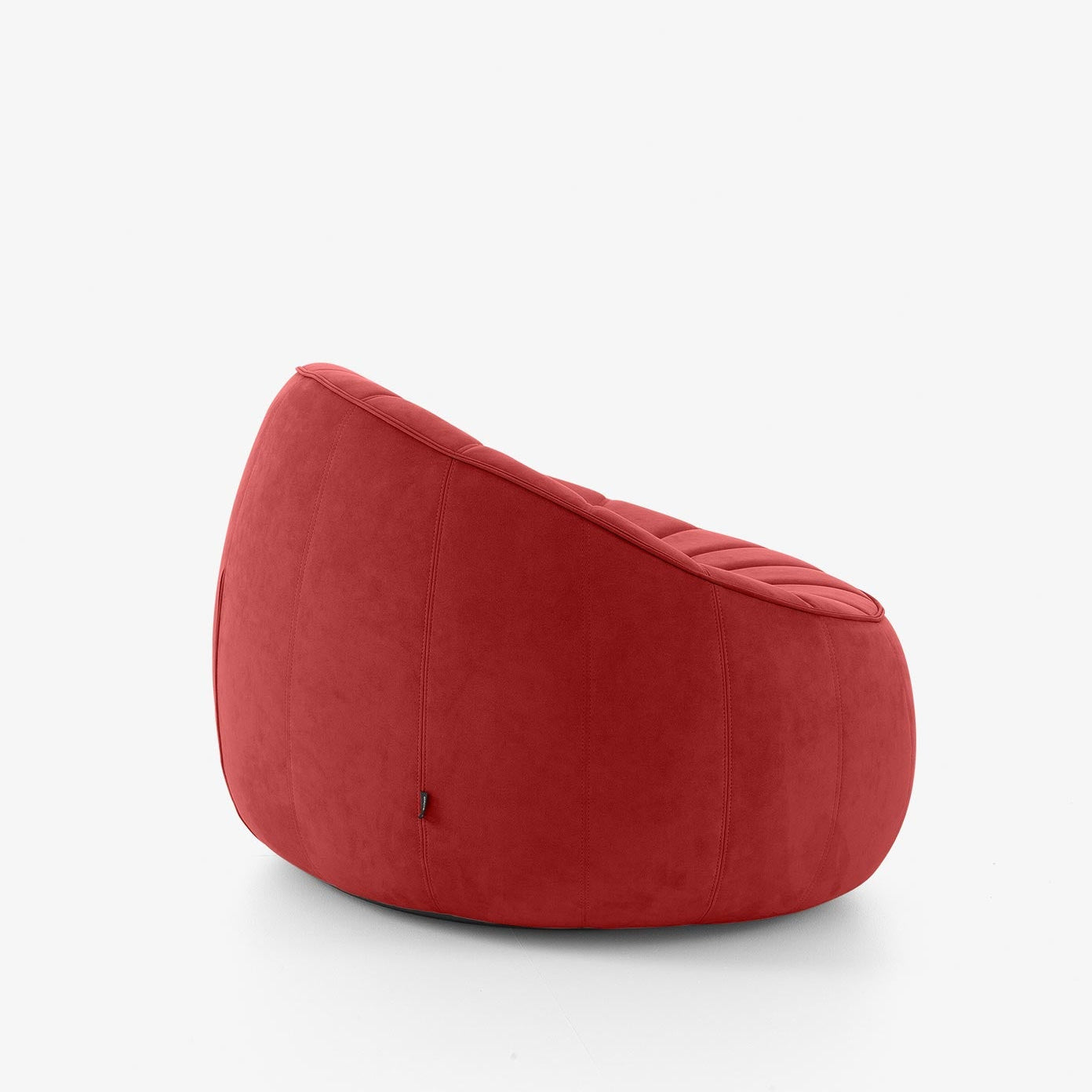 Ottoman - Fauteuil en Alcantara Goya Red / Modèle d'exposition