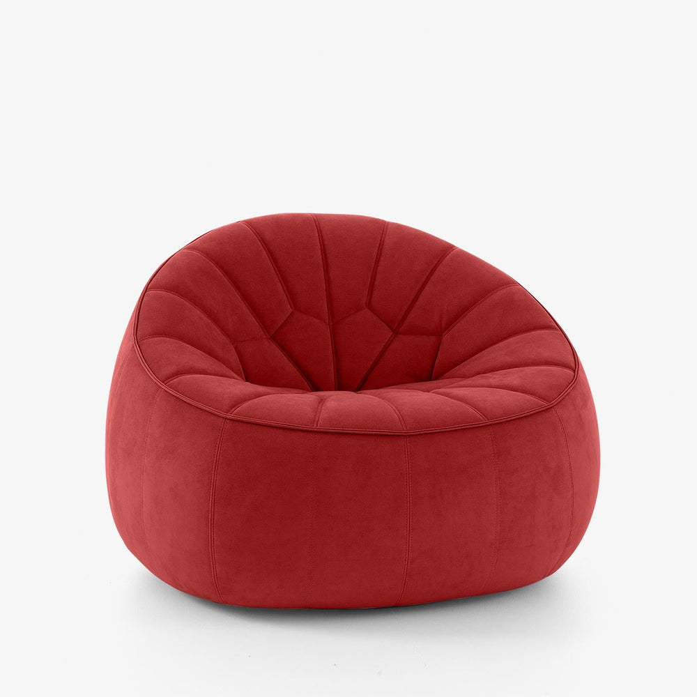 Ottoman - Fauteuil en Alcantara Goya Red / Modèle d'exposition