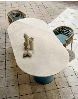 PATIO - Table repas ovale