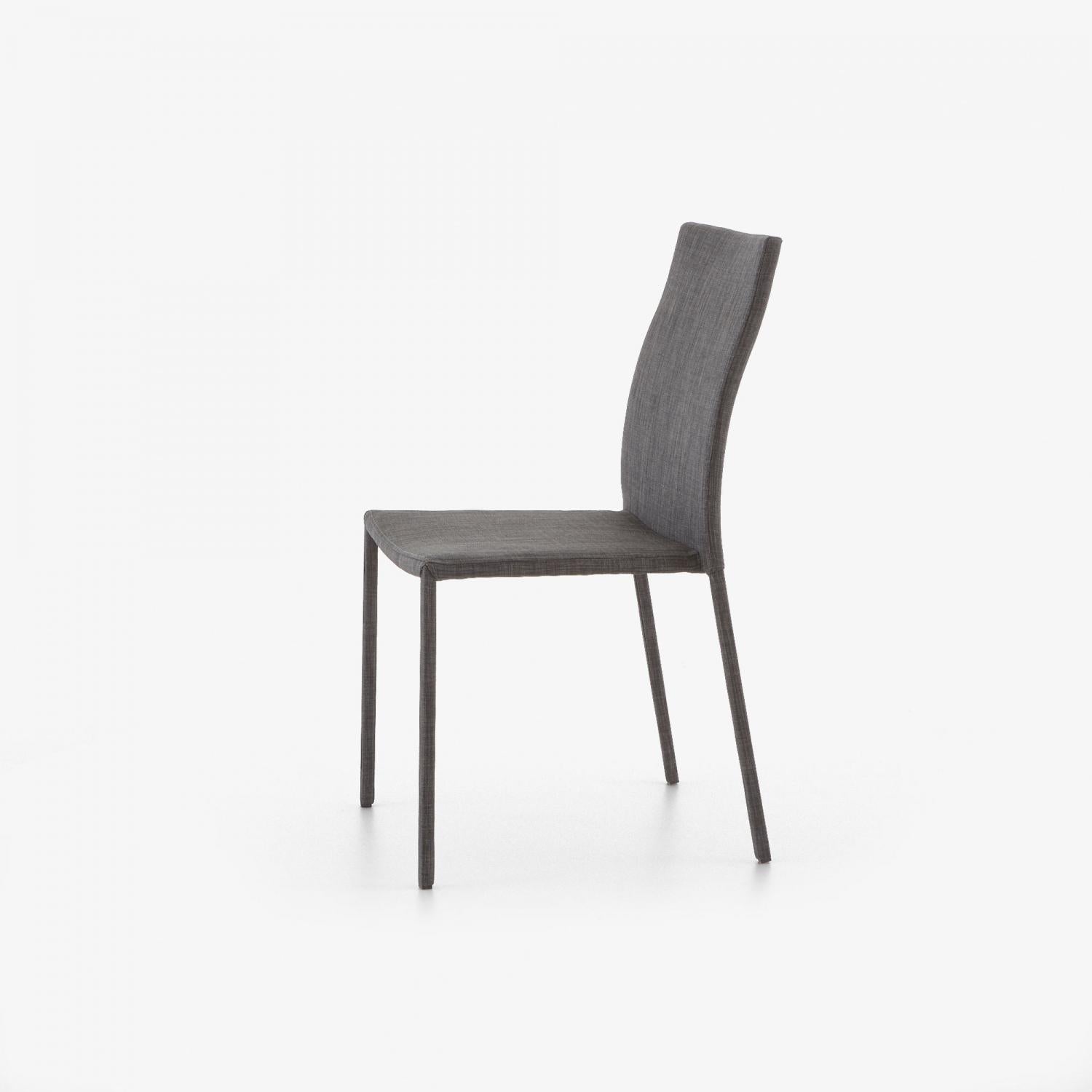 SLIM - Jeu de 4 chaises Anthracite / Modèle d'exposition