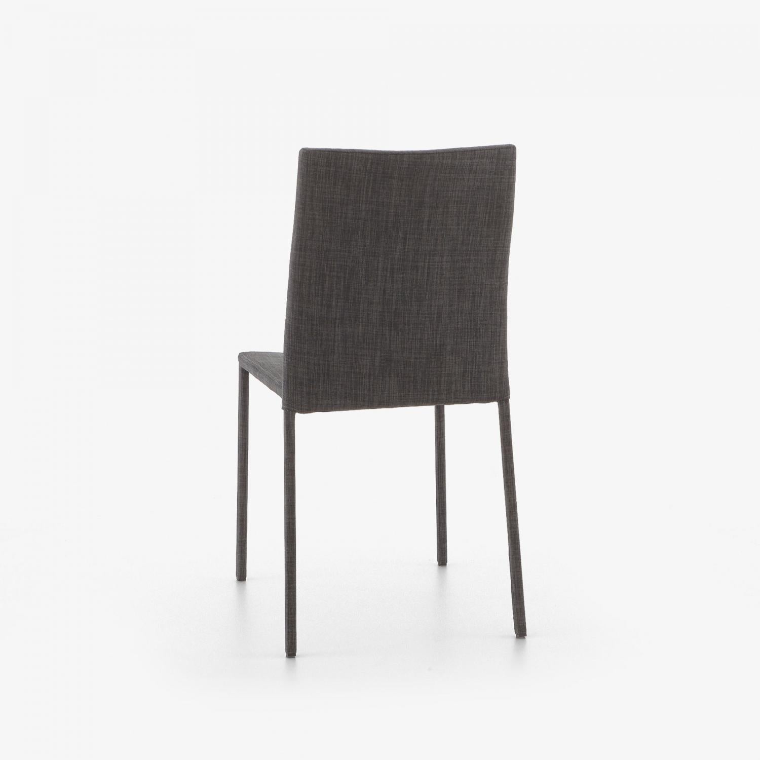 SLIM - Jeu de 4 chaises Anthracite / Modèle d'exposition