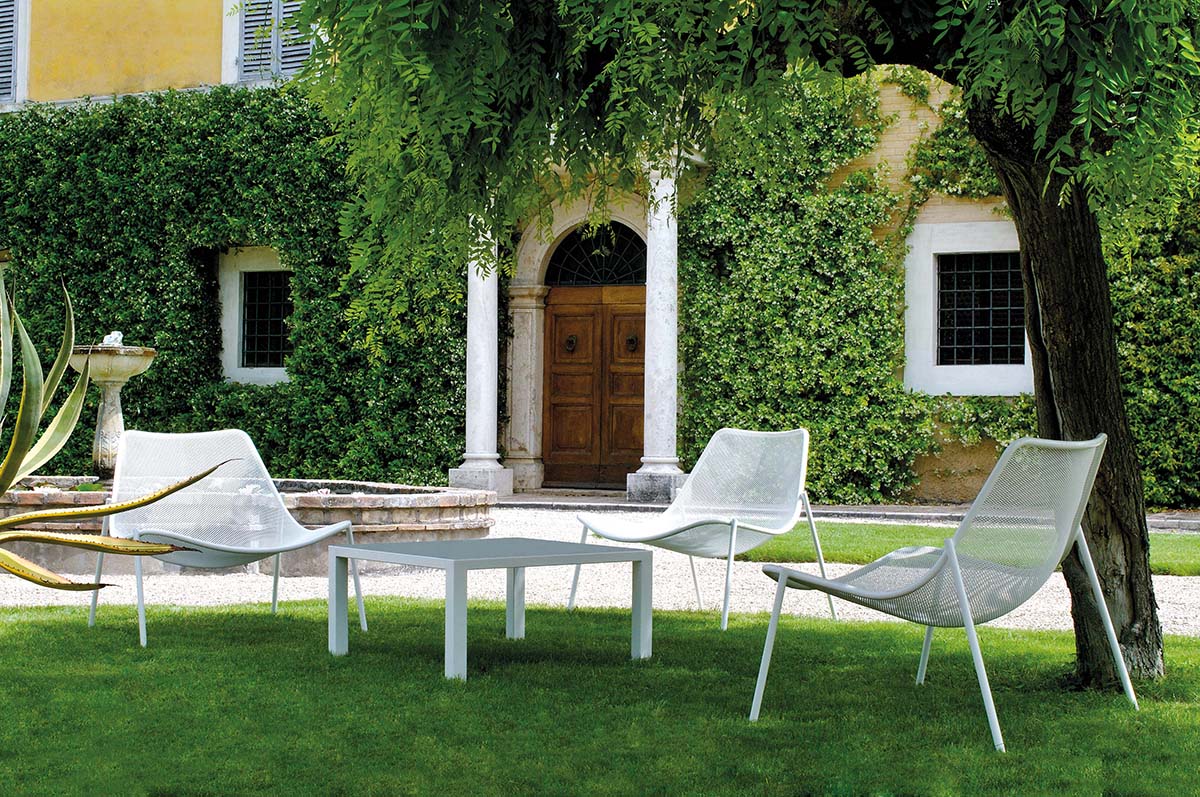 ROUND - Table repas extensible L. 160/214/268