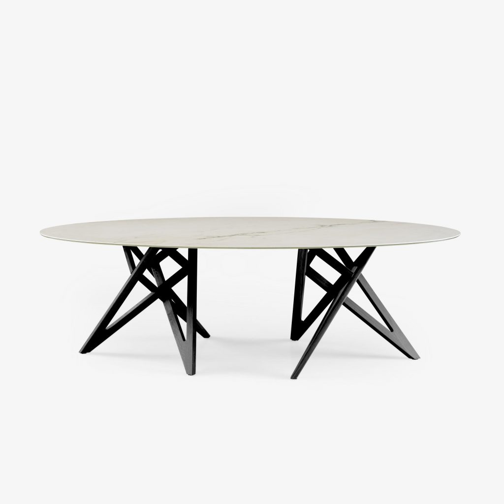 ENNÉA - Table repas ovale