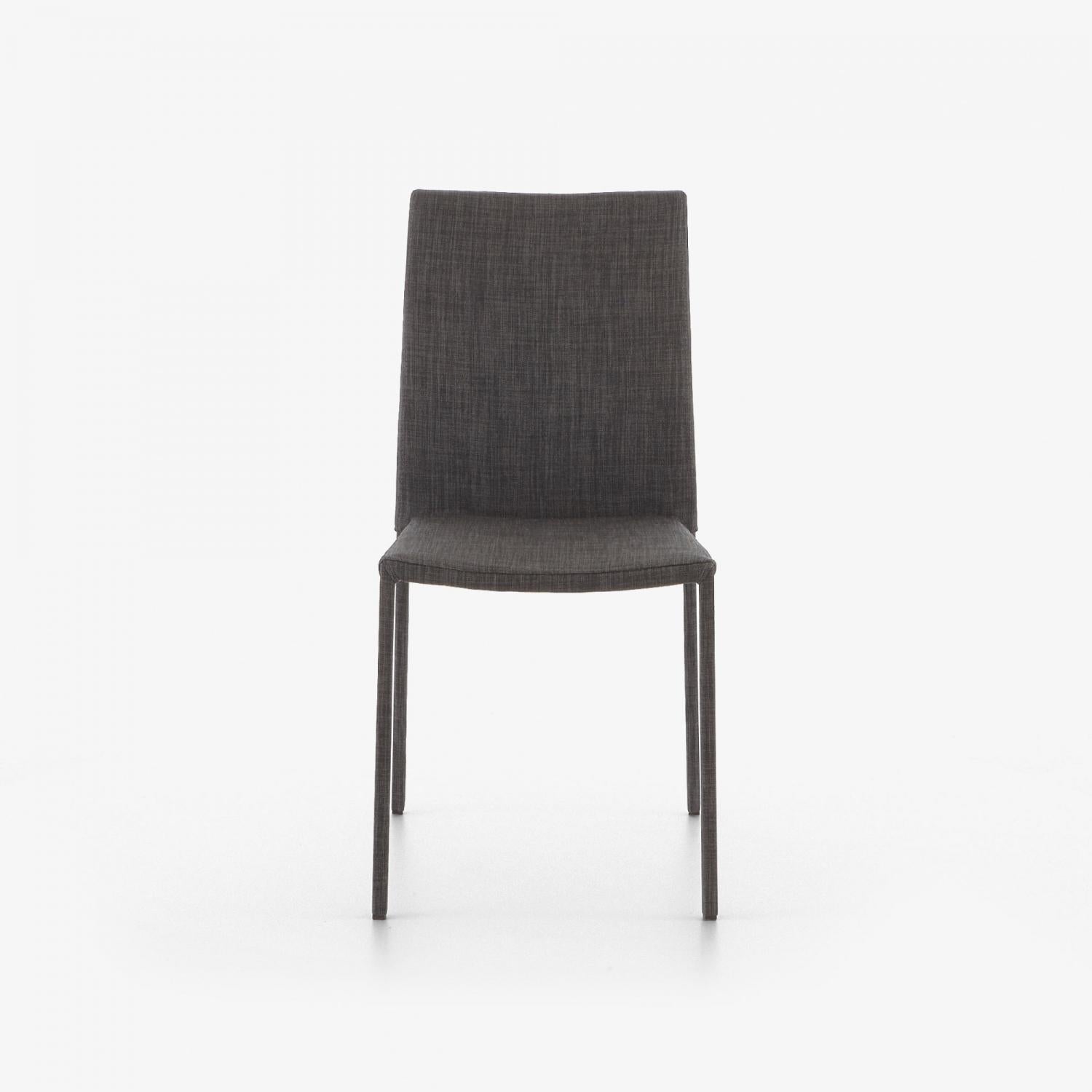 SLIM - Jeu de 4 chaises Anthracite / Modèle d'exposition