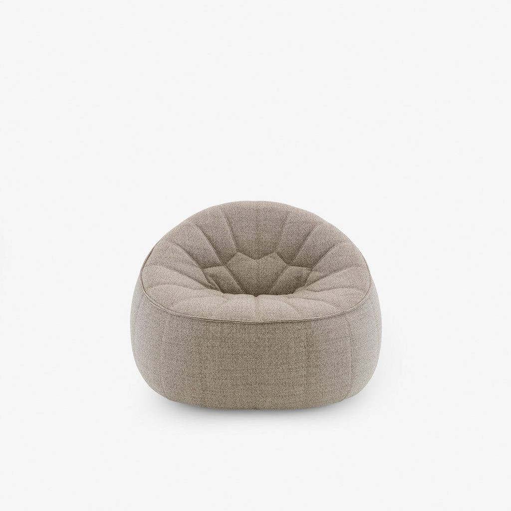 Ottoman - Fauteuil outdoor en tissu Tess Galet