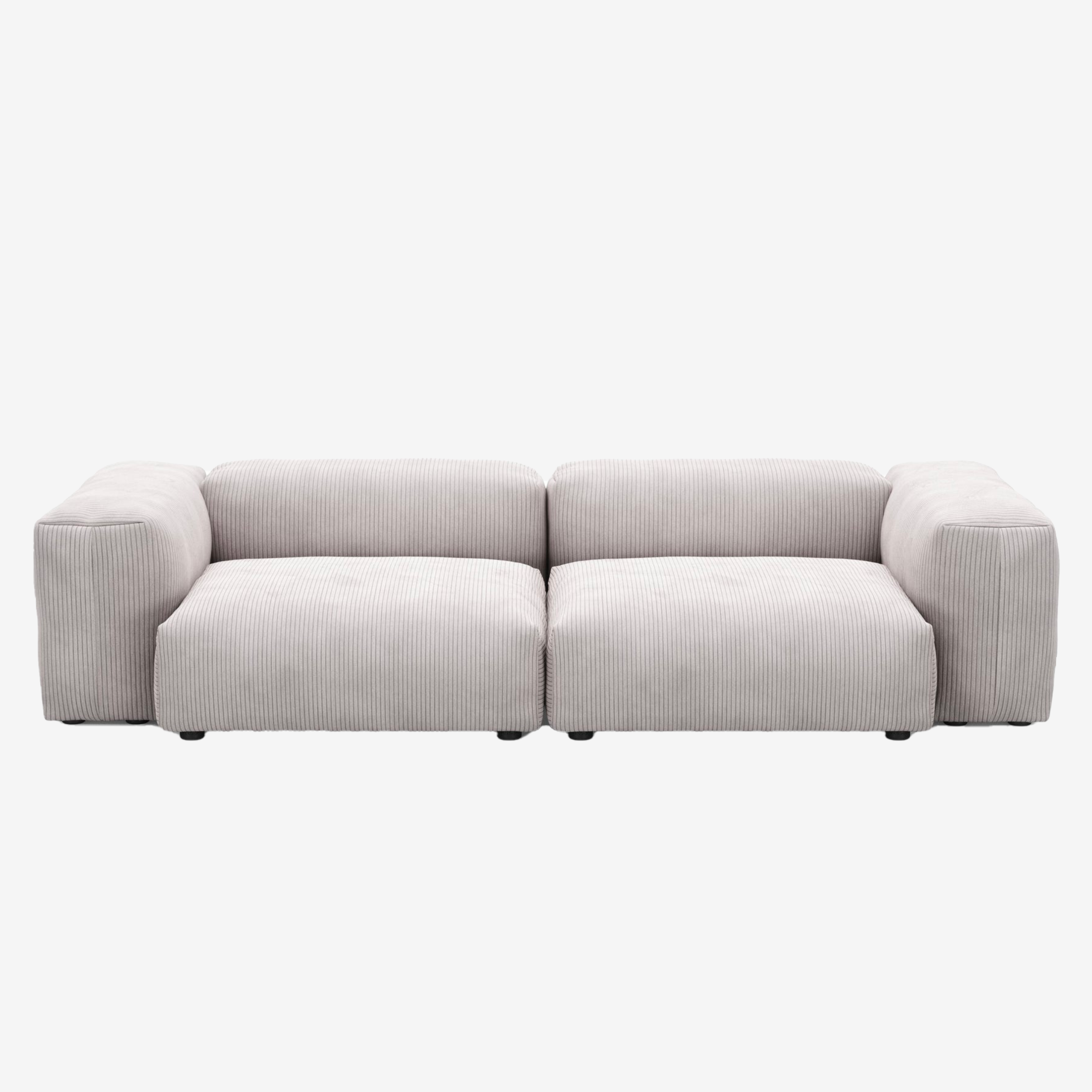 Canapé modulable Medium velours côtelé - 2 places