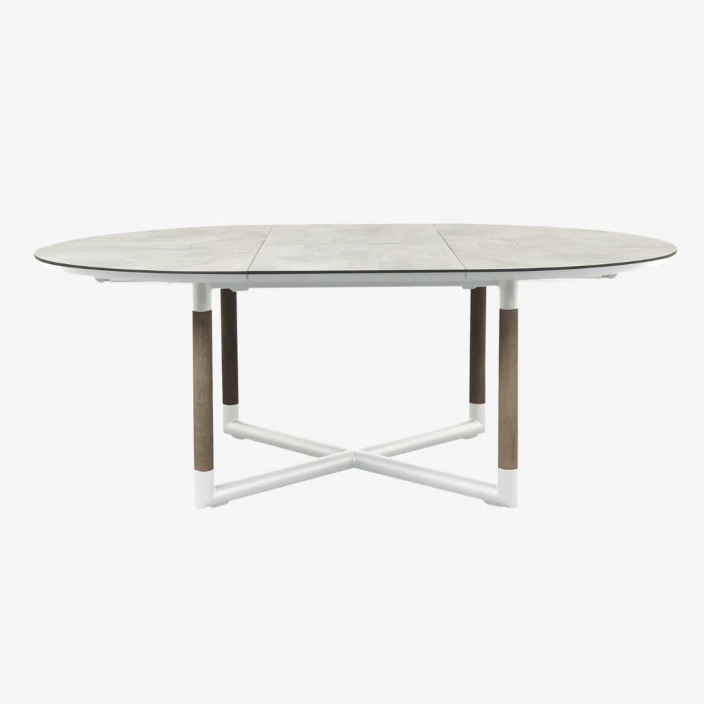 BASTINGAGE - Table repas extensible ronde