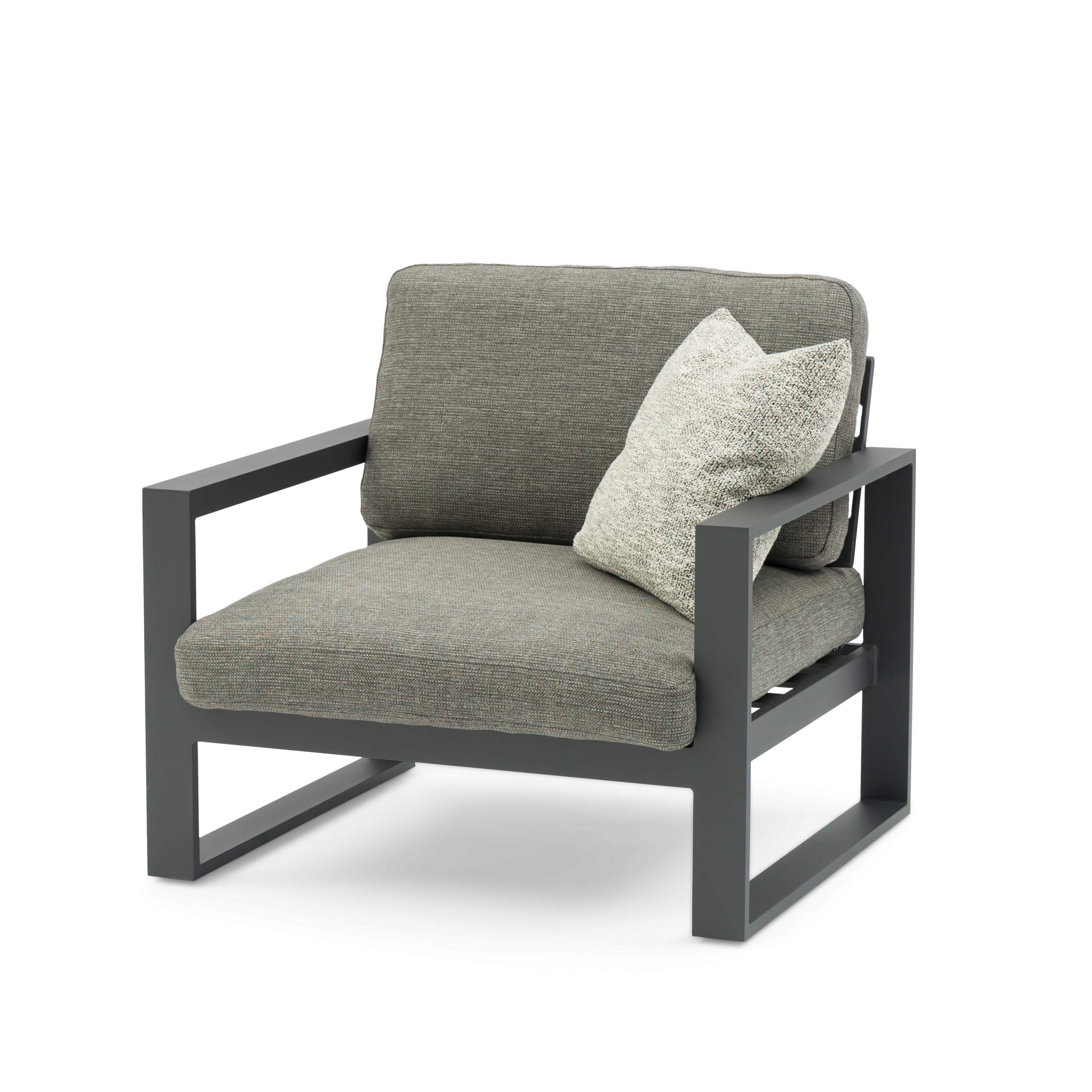 LAGUNE - Fauteuil Anthracite