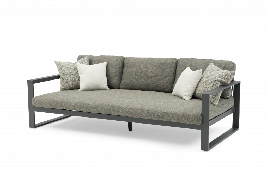 LAGUNE - Canapé 3pl. Anthracite