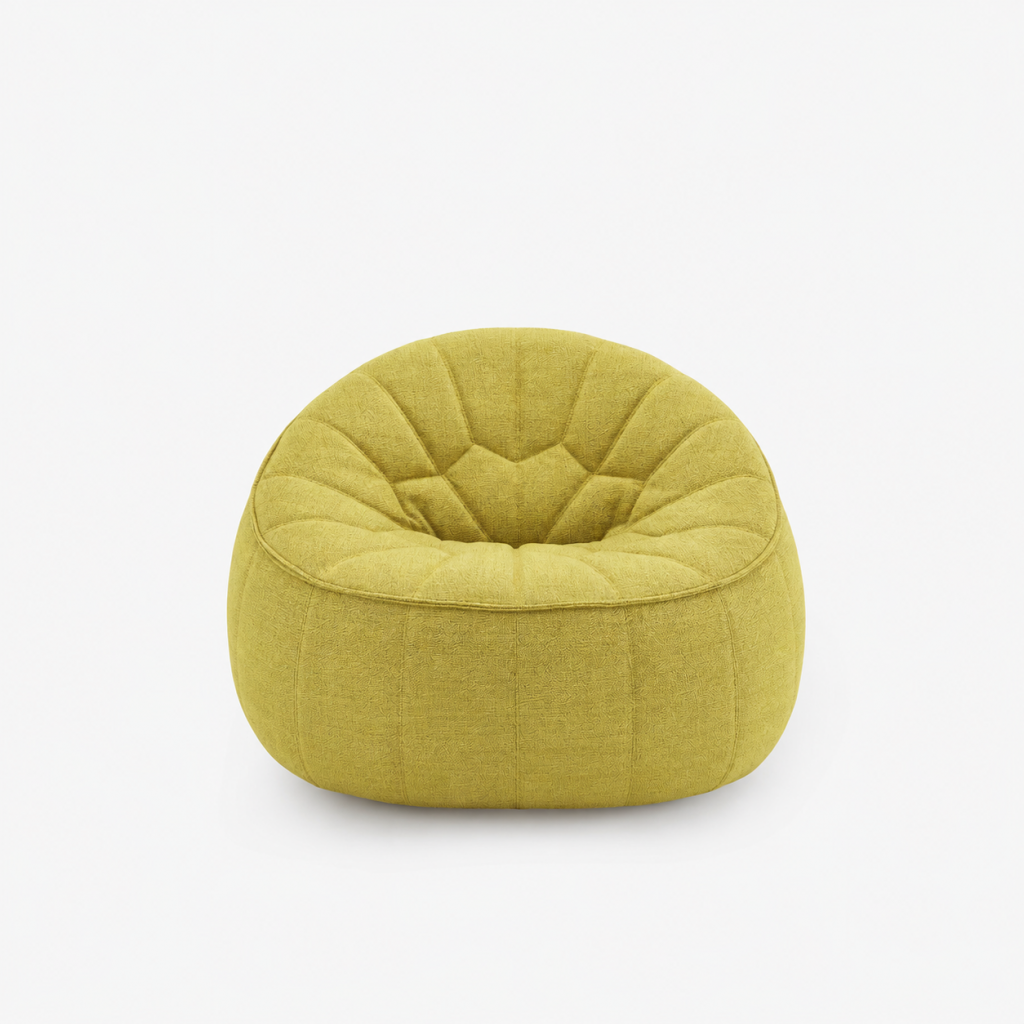 Ottoman - Fauteuil outdoor en tissu Roma coloris Citrus