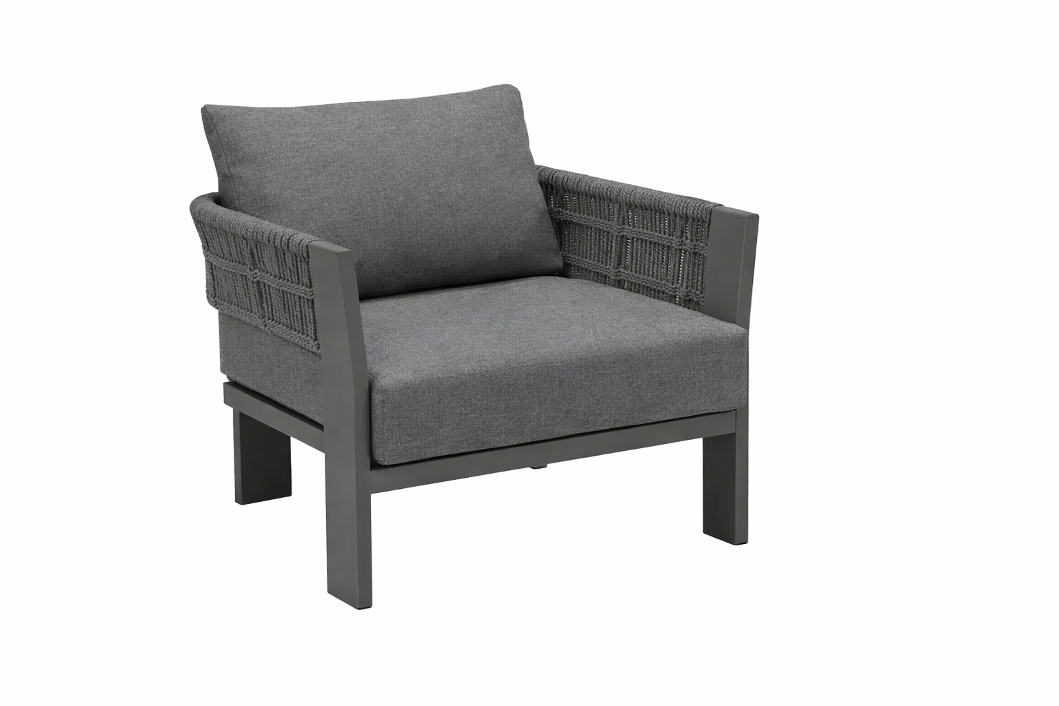 ROCCA - Fauteuil Lounge Charcoal