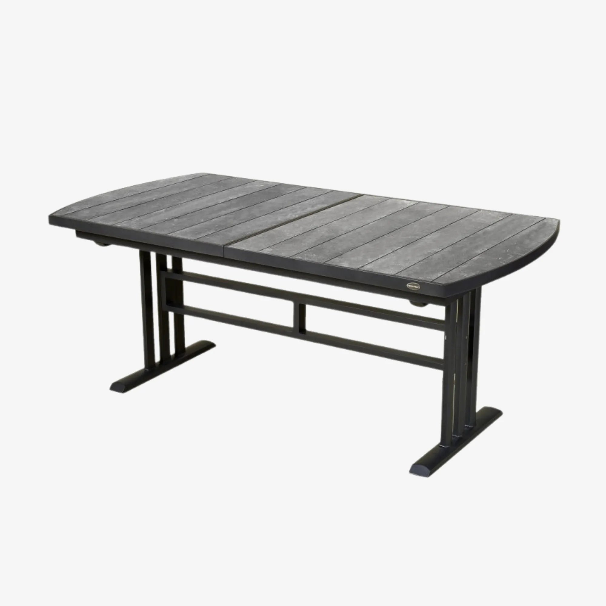 TWIG - Table extensible 194/264 - gris espace / HPL Céramique grise